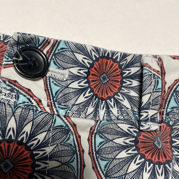 Banana Republic medallion print cuffed shorts with pockets size 2 - Picture 5 of 13